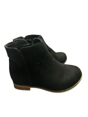 Cat & Jack Black Suede Ankle Boots for Kids